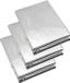 Van Os couverture de survie/couverture de sauvetage/couverture isolante - 3x - 132 x 202 cm - argent - couverture chauffante