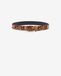 Isabel Marant Ceinture Lapae En Cuir - Femme - Léopard / Palladium - Taille 85