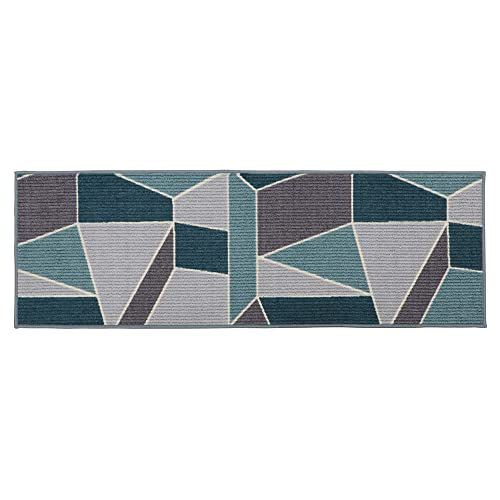JVL Fiora Machine Wasbare Runner Mat - 50 x 150 cm - Eend Ei - One Size