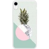 iPhone XR Ananas marbre bedrukt siliconen hoesje