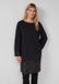 s.Oliver Robe à manches longues et paillettes, noir, taille 36
