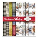 ITD Collection Scrapbook Papier - Christmas Wishes - 10 Vellen + 1