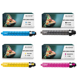 Evoke Compatible Toner for Ricoh Mpc-2003 Mpc-2503 4X Cmyk: Black, Cyan, Magenta, Yellow 43500 Pages Mp C2003Sp C2004 C2004Sp C2004Asp C2011 C2011Sp C2503 C2503Sp C2503Zsp; Nashuatec Mpc2003 Mp