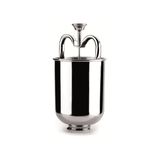 Ibili 734200 Gebakpistool voor vetgebakken, roestvrij staal, 18 x 8,5 x 8,5 cm, zilver