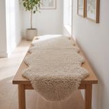 Sheepskin House Dubbele Nieuw-Zeelandse Schapenvacht - Curly Kortharig – 170x60 cm Taupe