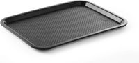 HENDI Medium fastfood dienblad – zwart – 305x415 mm – polypropyleen