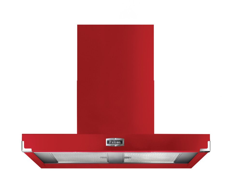 Falcon FHDCT1090RD/N - Rood - Muurmontage Afzuigkap - 548 m³/uur - A Energieklasse