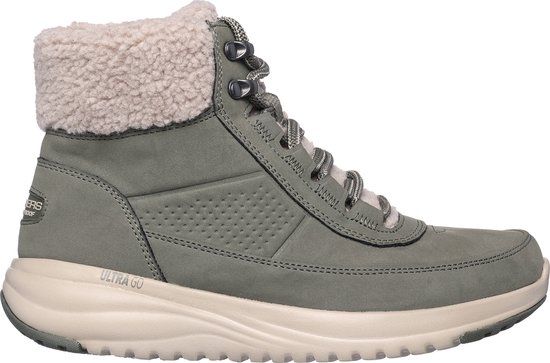 Skechers On-The-Go Stellar Alpine Ad Dames Laarzen - Groen - Maat 39