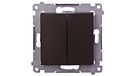 Kontakt-Simon DW5.01/46 Elektrische schakelaar, brons, accessoires voor elektrische messen (brons, kunststof, IP20, IP44, 250 V, 10 A, 75 mm)