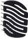 Sister Young Mila Black Pocket Hair Brush
