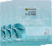 Garnier Ambre Solaire After Sun Cooling Face Sheet Mask - 32 gram (3 stuks)
