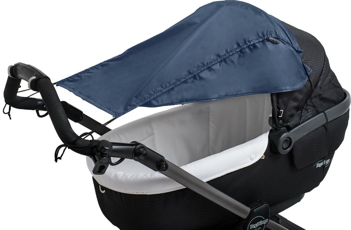 Alta bebe zonnezeil met zijdelingse bescherming Marine blauw