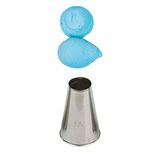DECORA Blistermondstuk 1A, roestvrij staal, zilver, 12 x 7 x 3 cm
