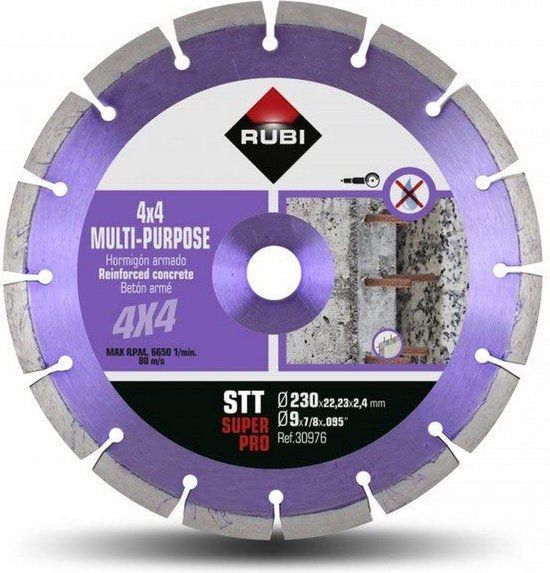 RUBI Snijschijf Superpro 30976 Ø 230 MM