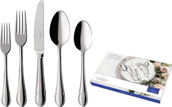 Villeroy & Boch Mademoiselle Bestekcassette - 30 delig - Zilver