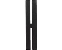 Design Letters Houten letter noir H