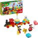 LEGO DUPLO Le Train d'Anniversaire de Mickey et Minnie, Jouet pour Enfant 2 ans et plus, Train et Figurines