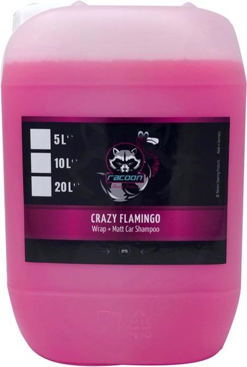 Racoon CRAZY FLAMINGO Wrap + Matt Car Shampoo - 5000ml