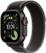 Apple Trail Loop Band voor de Apple Watch | 44/45/46/49 mm - Maat M/L - Charcoal Black / Black Titanium