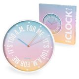 Fisura – Zegar na ścianę "it’s too a.m.” Model 35 cm