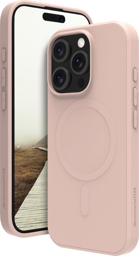 Dbramante1928 Greenland Pro Mag Hoesje voor iPhone 16 Pro - Pink Sand