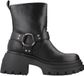 Buffalo Bravr Biker Lo Laarzen Zwart EU 39 Vrouw