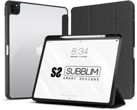 Subblim SUBCST-5SC400 Tablet Case - 11" - Folio - Black/Transparent