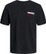 JACK&JONES JWHCORP LOGO TEE PLAY1 SS O-NECK Heren T-shirts Zwart L