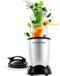 GOURMETmaxx Mr. Magic Mixer 4-delig | 400 W motor, kruisvormig mes, beker van 500 ml & meeneemdeksel | Smoothiemaker & staande mixer | Voor shakes, dipsauzen en sauzen | Gemakkelijk schoon te maken | zilver/zwart