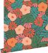 ESTAHome Vliesbehang Bloemen Matisse Stijl Donkergroen/Oranje/Blauw 53cm x 10.05m