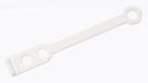 Sibel Sinelco International BV Elastiek Perm Rubber Kort Plat Wit 50 Stuks