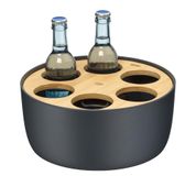 alfi CIRCLE Flessenkoeler voor 6 flessen tot 0,50l, bamboe