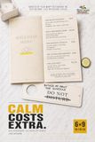 Calm Costs Extra: Lined Notebook