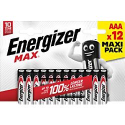 Energizer Max AAA Batterijen - 12 stuks