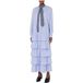 Moschino Robe en popeline de coton Cravate Bleu Taille : 44