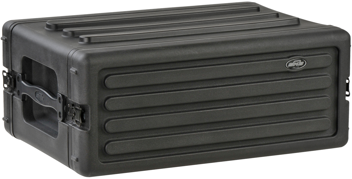 SKB Roto-Molded 4U Shallow Rack - Zwart