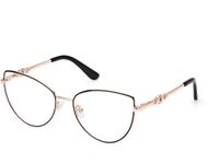 Guess GU2954 Cat Eye Vrouwen Metaal Rose Gold 54mm