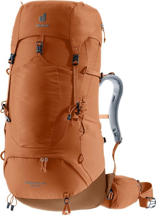 Deuter Aircontact Lite 45 + 10 SL - Dames trekkingrugzak 73 cm (pecan-mocha)