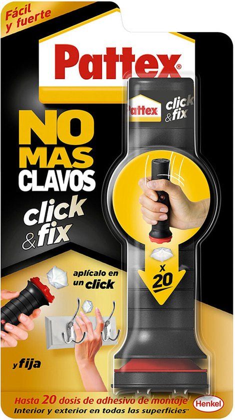 Pattex Click & Fix Secondenlijm - 30 g - Wit Pasta
