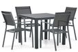 Lifestyle Garden Furniture Lifestyle Lifestyle Sella/Mateo 90 cm dining tuinset 5-delig