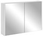 3xE living Armoire murale suspendue 80 avec panneaux décoratifs Bello, Blanc, panneaux en cinq couleurs, 104,6 x 14 x 57 cm