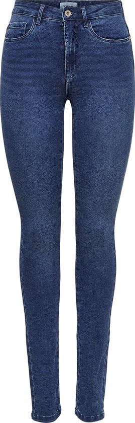 ONLY ONLROYAL High Waist Skinny Jeans - Medium Blue Denim - W26/L34