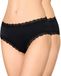 Nur Die Lace Panty, verpakking van 2 stuks, onzichtbaar, naadloos, met kant, onzichtbaar en naadloos, zacht, licht, microvezel, hipster-ondergoed voor dames (2 stuks)