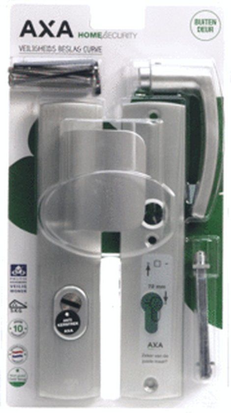 Axa smalschild bi en bu alu F1 alu naturel lxb 242x52mm