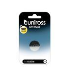 Uniross Supreme Energy CR2016 lithium batterij