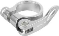Mirage Zadelpenklem met snelspanner - 34.9mm - Zilver - Lichtgewicht aluminium