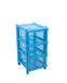 GIO'STYLE Essential Cassie commode voor kinderen, 3 laden, lichtblauw, hoogte 60 cm, gemaakt in Italië