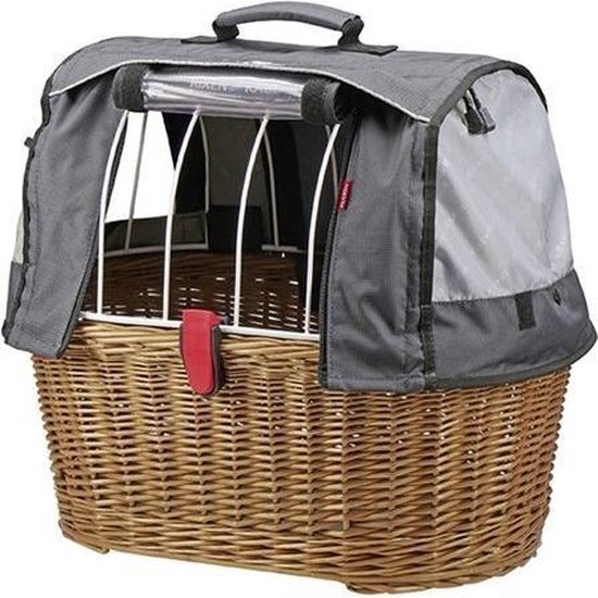 KlickFix Rixen & Kaul Doggy Basket Plus GTA - Fietsmand - Achter - 40 l - Bruin