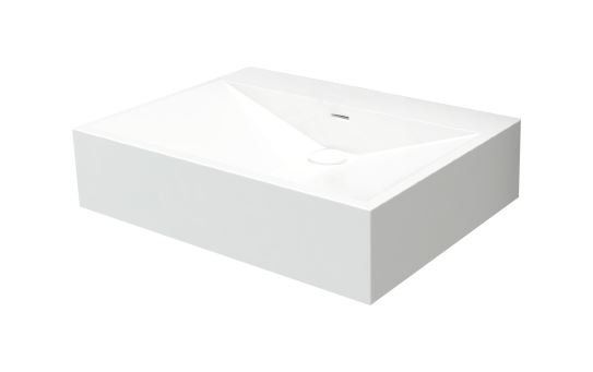 Best Design Just-Solid Wastafel Oasis - Wit - 60mm