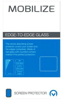 Mobilize Edge-to-Edge Glass Screenprotector Black Huawei P40 Pro+